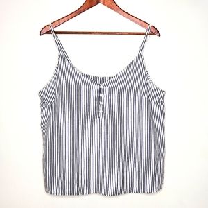Ladies Vertical Stripes Tank Top